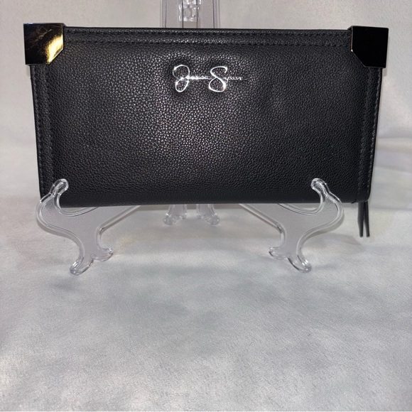 Jessica Simpson Frankie Meteorite (Black) Wallet NWOT - Picture 1 of 7
